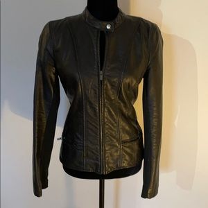 Express Faux Leather Moto Jacket - Medium